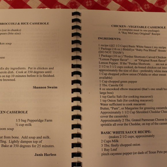 PIG OUT ELKIN NC. HIGH SCHOOL COOK BOOK  VINTAGE RARE - Picture 8 of 16